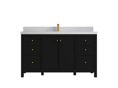 Chicago 60 in. W x 22 in. D Single Sink Bathroom Vanity - Willow Bath and Vanity