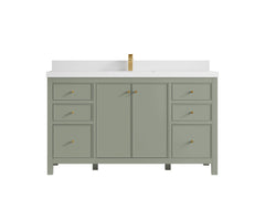 Chicago 60 in. W x 22 in. D Single Sink Bathroom Vanity - photo 45