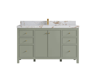 Chicago 60 in. W x 22 in. D Single Sink Bathroom Vanity - Willow Bath and Vanity