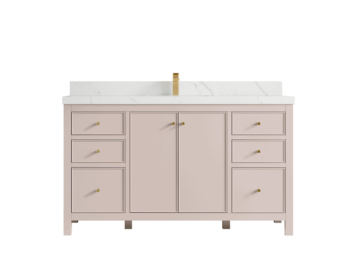 Chicago 60 in. W x 22 in. D Single Sink Bathroom Vanity - Willow Bath and Vanity