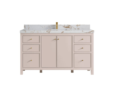 Chicago 60 in. W x 22 in. D Single Sink Bathroom Vanity - Willow Bath and Vanity