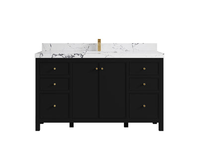 Chicago 60 in. W x 22 in. D Single Sink Bathroom Vanity - Willow Bath and Vanity