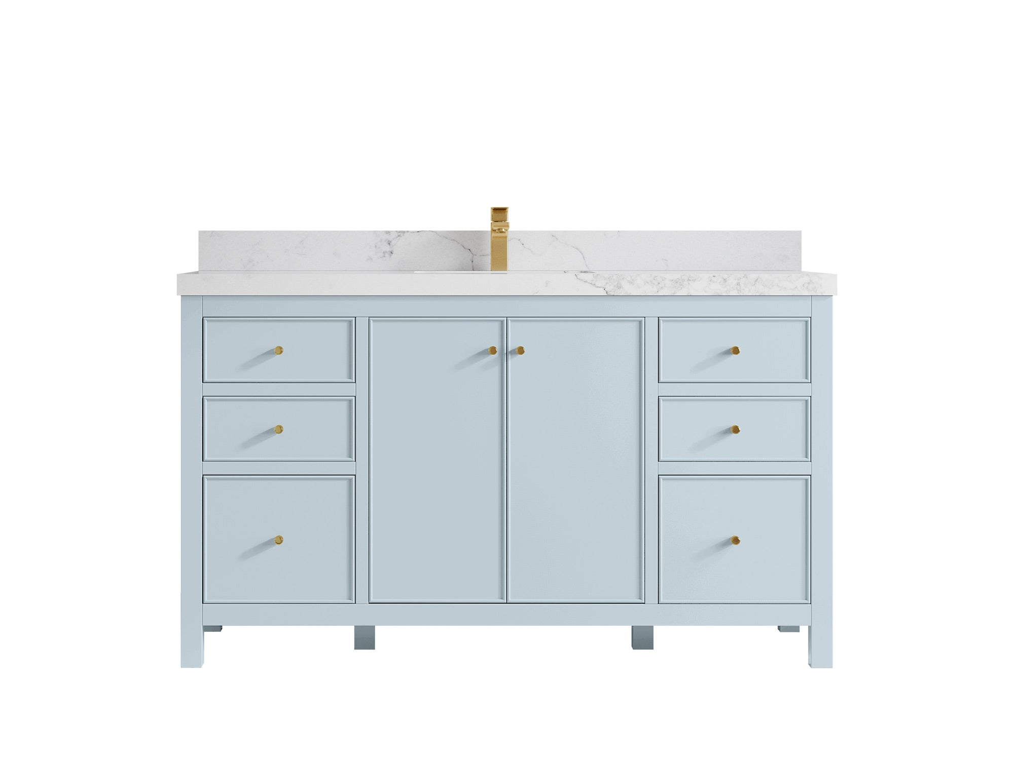 Chicago 60 in. W x 22 in. D Single Sink Bathroom Vanity - Willow Bath and Vanity