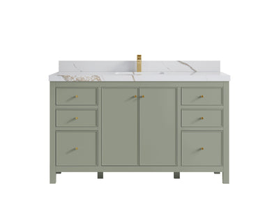 Chicago 60 in. W x 22 in. D Single Sink Bathroom Vanity - Willow Bath and Vanity