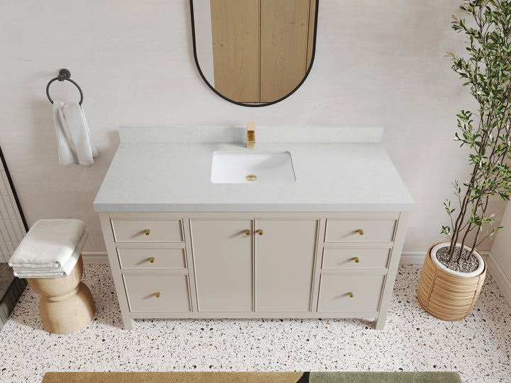 Chicago 60 in. W x 22 in. D Single Sink Bathroom Vanity - photo 12