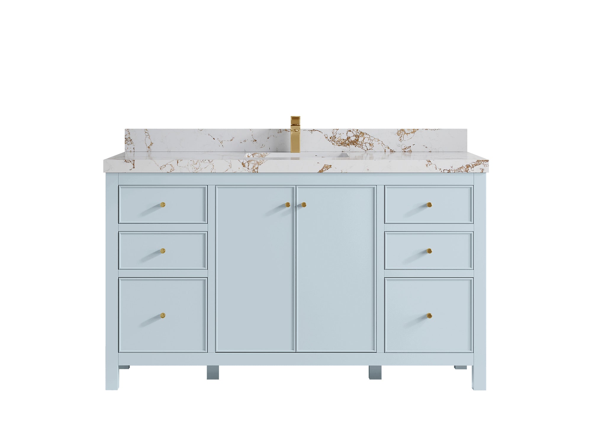 Chicago 60 in. W x 22 in. D Single Sink Bathroom Vanity - Willow Bath and Vanity