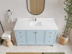 Chicago 60 in. W x 22 in. D Single Sink Bathroom Vanity - photo 44