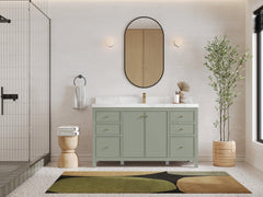 Chicago 60 in. W x 22 in. D Single Sink Bathroom Vanity - photo 4