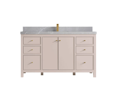 Chicago 60 in. W x 22 in. D Single Sink Bathroom Vanity - Willow Bath and Vanity