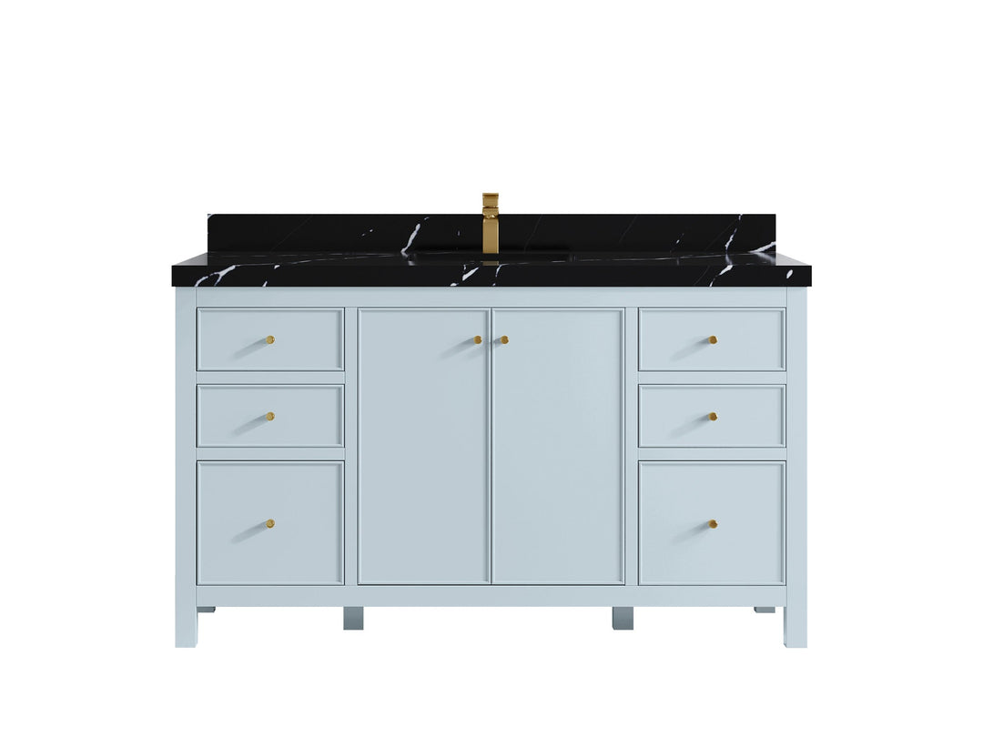 Chicago 60 in. W x 22 in. D Single Sink Bathroom Vanity - Willow Bath and Vanity
