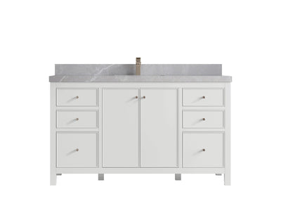 Chicago 60 in. W x 22 in. D Single Sink Bathroom Vanity - Willow Bath and Vanity