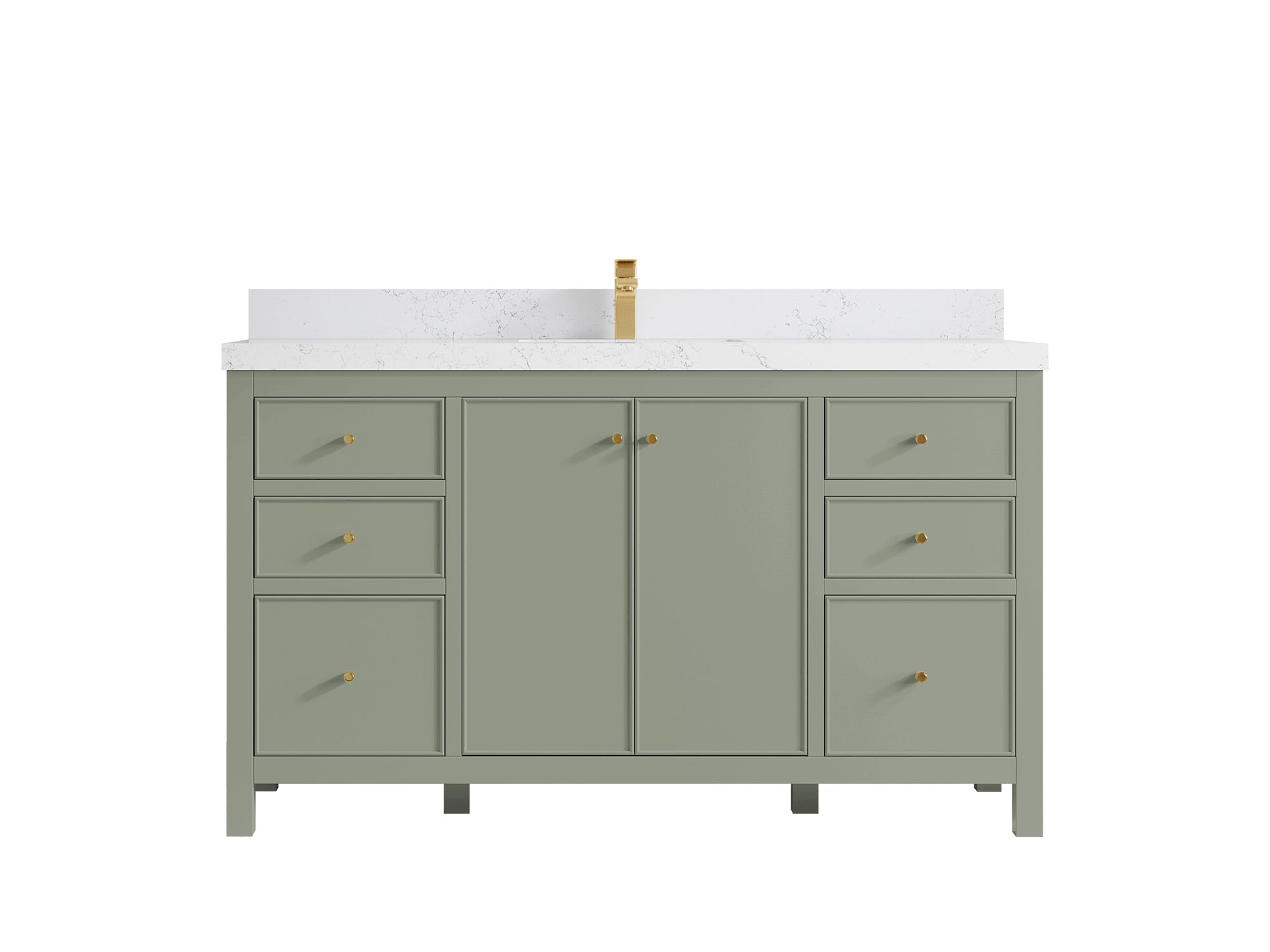 Chicago 60 in. W x 22 in. D Single Sink Bathroom Vanity - Willow Bath and Vanity