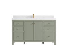 Chicago 60 in. W x 22 in. D Single Sink Bathroom Vanity - photo 31