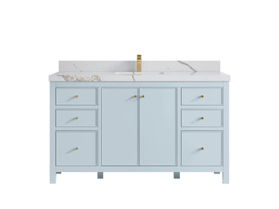 Chicago 60 in. W x 22 in. D Single Sink Bathroom Vanity - Willow Bath and Vanity