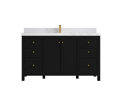Chicago 60 in. W x 22 in. D Single Sink Bathroom Vanity - Willow Bath and Vanity