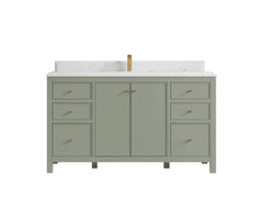 Chicago 60 in. W x 22 in. D Single Sink Bathroom Vanity - photo 27
