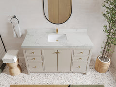 Chicago 60 in. W x 22 in. D Single Sink Bathroom Vanity - photo 18