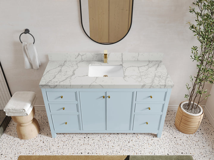 Chicago 60 in. W x 22 in. D Single Sink Bathroom Vanity - photo 40