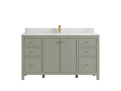 Chicago 60 in. W x 22 in. D Single Sink Bathroom Vanity - photo 25