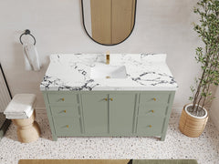 Chicago 60 in. W x 22 in. D Single Sink Bathroom Vanity - photo 40