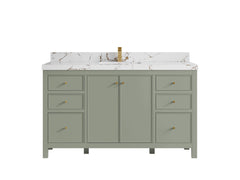 Chicago 60 in. W x 22 in. D Single Sink Bathroom Vanity - photo 37