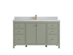 Chicago 60 in. W x 22 in. D Single Sink Bathroom Vanity - photo 1