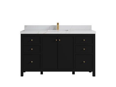 Chicago 60 in. W x 22 in. D Single Sink Bathroom Vanity - Willow Bath and Vanity