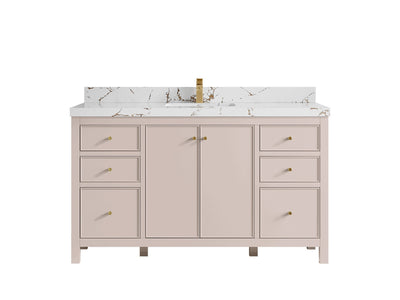 Chicago 60 in. W x 22 in. D Single Sink Bathroom Vanity - Willow Bath and Vanity