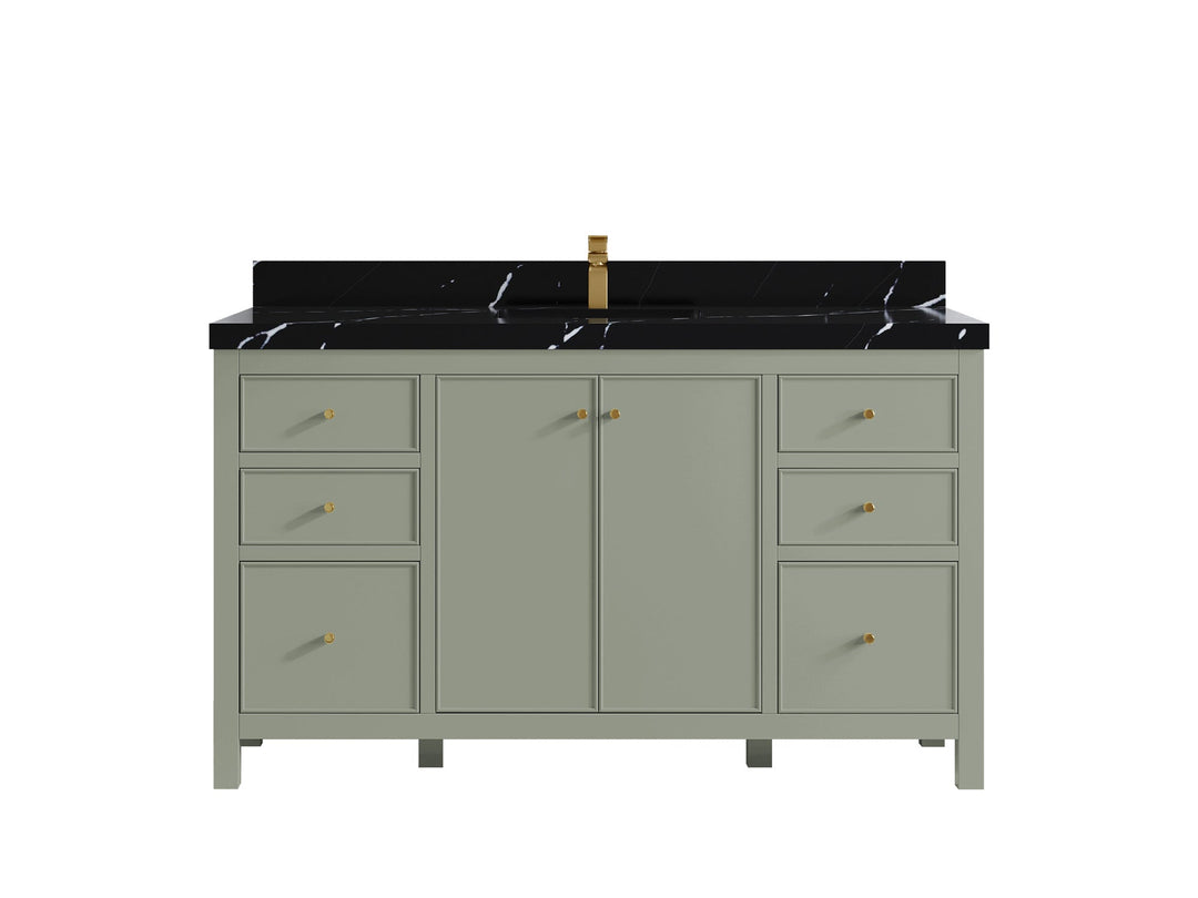 Chicago 60 in. W x 22 in. D Single Sink Bathroom Vanity - Willow Bath and Vanity