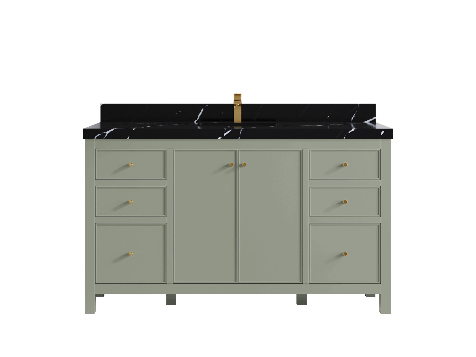 Chicago 60 in. W x 22 in. D Single Sink Bathroom Vanity - Willow Bath and Vanity