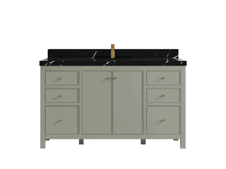 Chicago 60 in. W x 22 in. D Single Sink Bathroom Vanity - photo 9