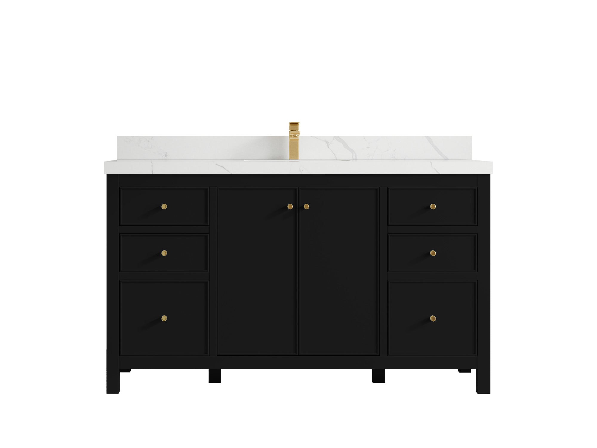 Chicago 60 in. W x 22 in. D Single Sink Bathroom Vanity - Willow Bath and Vanity