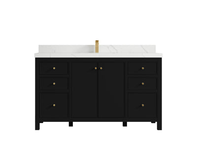 Chicago 60 in. W x 22 in. D Single Sink Bathroom Vanity - Willow Bath and Vanity