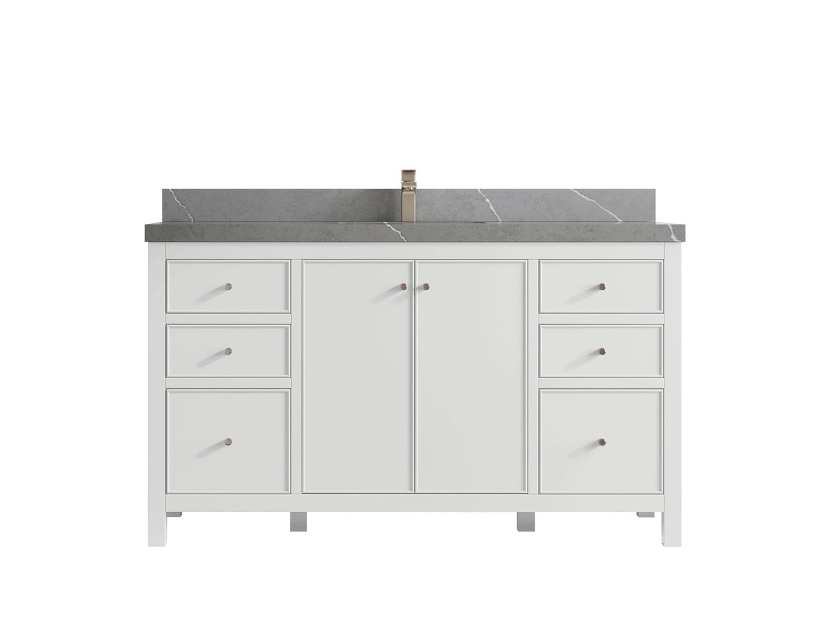 Chicago 60 in. W x 22 in. D Single Sink Bathroom Vanity - Willow Bath and Vanity