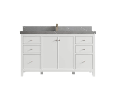 Chicago 60 in. W x 22 in. D Single Sink Bathroom Vanity - Willow Bath and Vanity