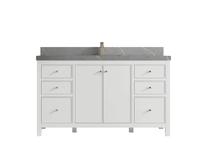 Chicago 60 in. W x 22 in. D Single Sink Bathroom Vanity - photo 35