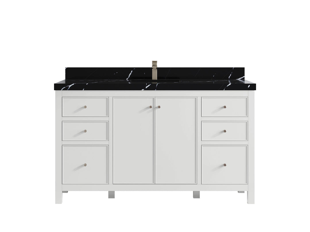 Chicago 60 in. W x 22 in. D Single Sink Bathroom Vanity - Willow Bath and Vanity