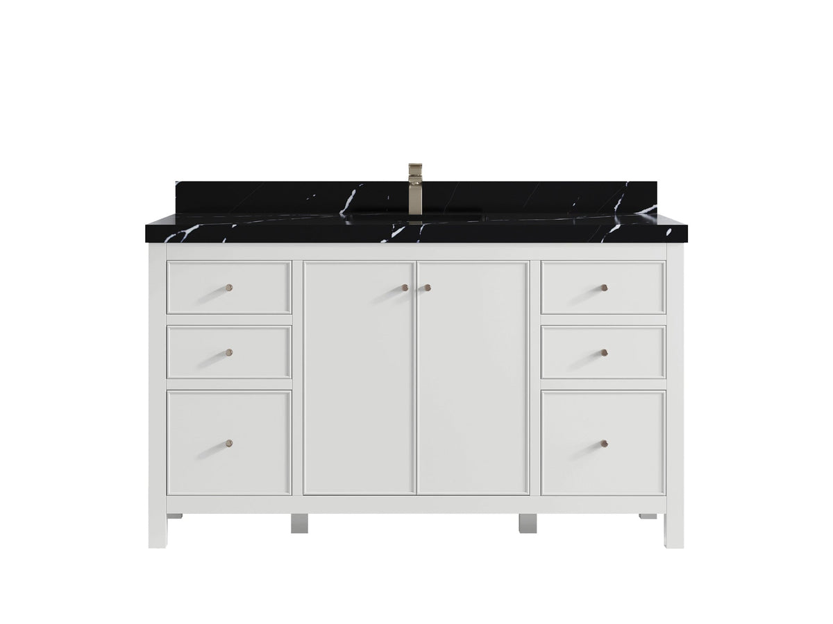 Chicago 60 in. W x 22 in. D Single Sink Bathroom Vanity - Willow Bath and Vanity