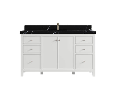 Chicago 60 in. W x 22 in. D Single Sink Bathroom Vanity - Willow Bath and Vanity