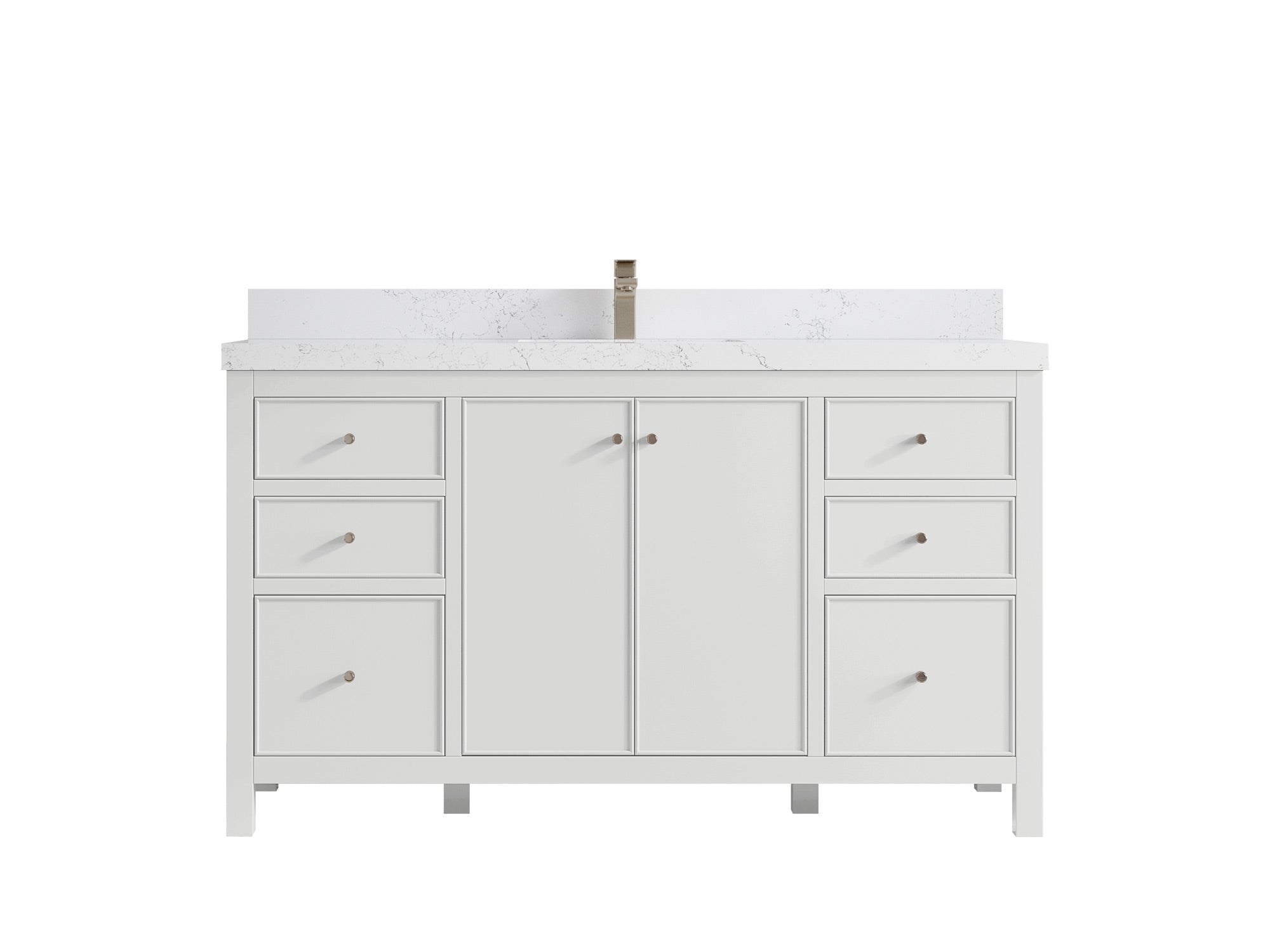 Chicago 60 in. W x 22 in. D Single Sink Bathroom Vanity - Willow Bath and Vanity