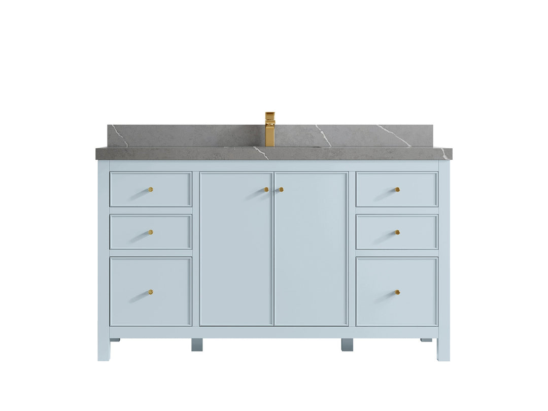 Chicago 60 in. W x 22 in. D Single Sink Bathroom Vanity - Willow Bath and Vanity