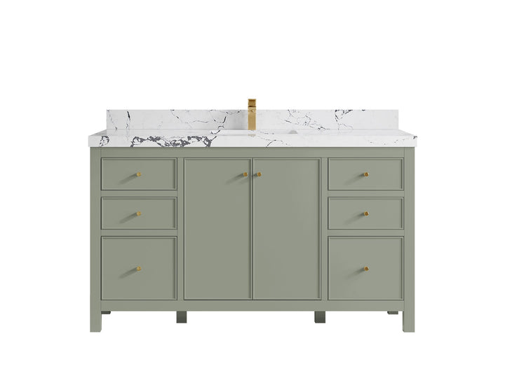 Chicago 60 in. W x 22 in. D Single Sink Bathroom Vanity - photo 41