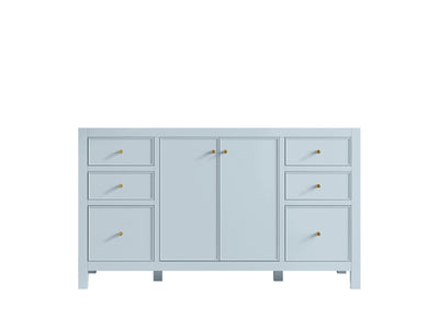 Chicago 60 in. W x 22 in. D Single Sink Bathroom Vanity - Willow Bath and Vanity