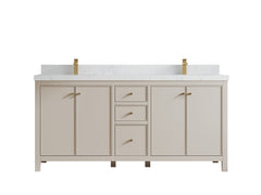 Chicago 72 in. W x 22 in. D Double Sink Bathroom Vanity - photo 31