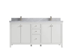 Chicago 72 in. W x 22 in. D Double Sink Bathroom Vanity - photo 33
