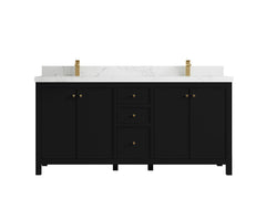 Chicago 72 in. W x 22 in. D Double Sink Bathroom Vanity - photo 19