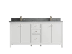 Chicago 72 in. W x 22 in. D Double Sink Bathroom Vanity - photo 35