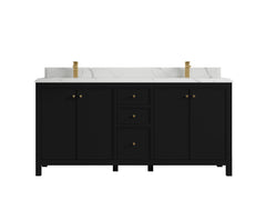 Chicago 72 in. W x 22 in. D Double Sink Bathroom Vanity - photo 25