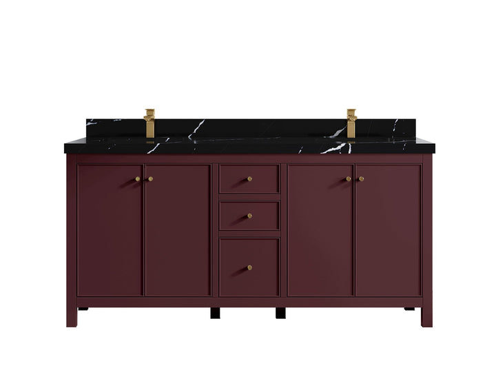 Chicago 72 in. W x 22 in. D Double Sink Bathroom Vanity - photo 14