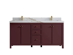 Chicago 72 in. W x 22 in. D Double Sink Bathroom Vanity - photo 16